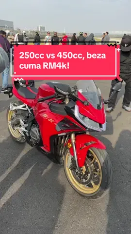 Beza harga antara QJMotor SRK 250 RD dengan QJMotor 450 RR cuma RM4,000! 🤯 Dua-dua 4 silinder, tapi patut pilih yang mana? #qjmotor #srk250rd #srk450rr #pandulaju #mforce 