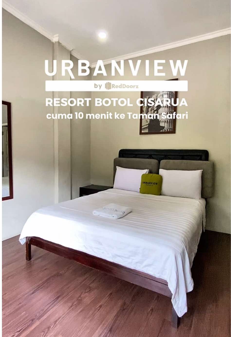 Kalau ke Puncak cobain deh nginep nya di URBANVIEW by RedDoorz Botol Cisarua Puncak aja! Hotel nya Family Friendly, lokasinya strategis cuma 10 menit aja dari TAMAN SAFARI BOGOR.. Biar lebih mudah booking hotel nya lewat aplikasi RedDoorz & gunakan kode promo “YUKNGINEP” buat NIKMATIN POTONGAN DISKON‼️ #reddoorz #reddoorzid #urbanviewhotel #urbanviewresortbotolcisaruapuncak #hotelmurahpuncak 