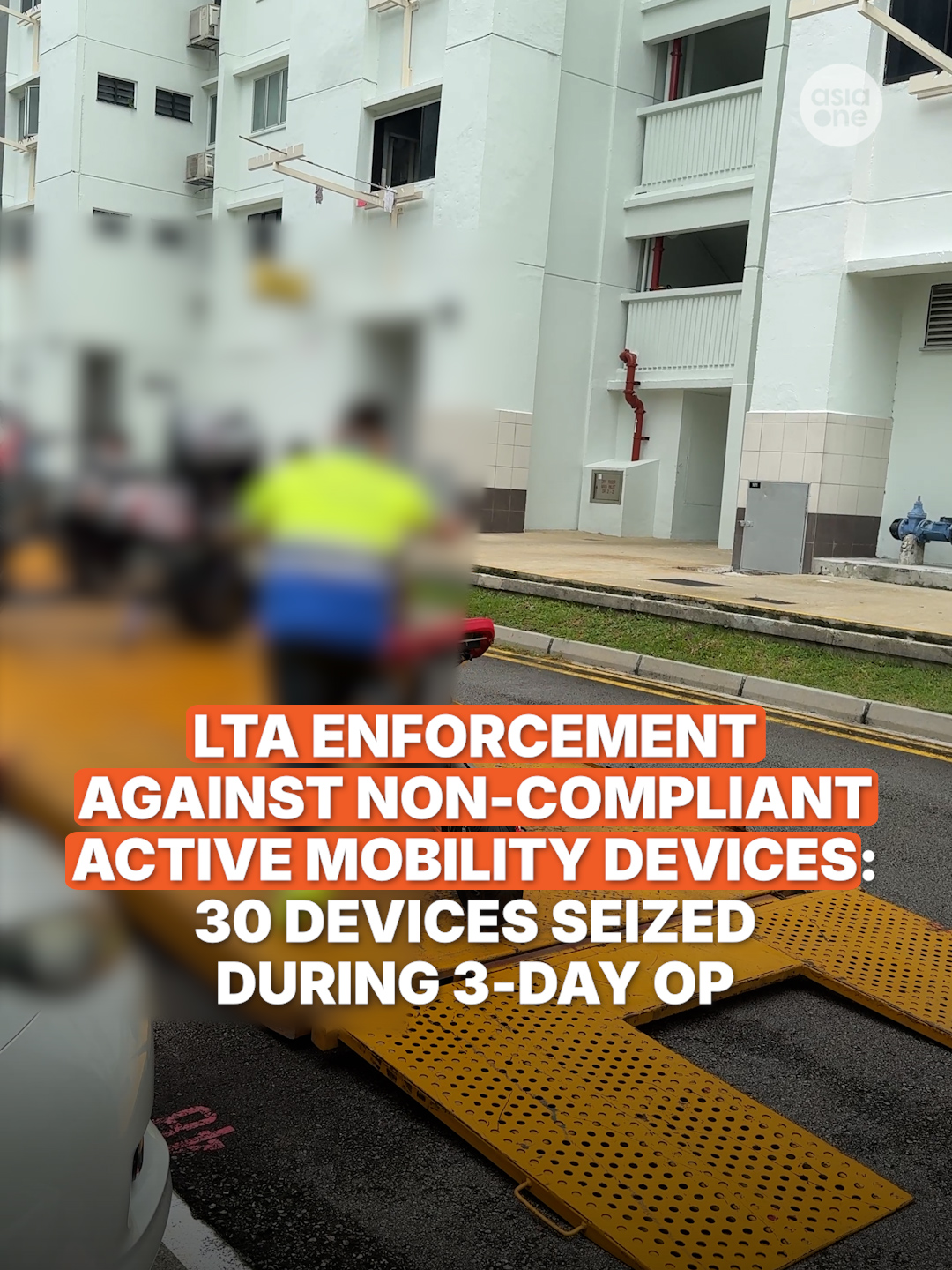 AsiaOne joined enforcement officers from the Land Transport Authority as they clamped down on non-compliant devices during an inspection in Yishun on Nov 20. #sgnews #Singapore #Transport #ActiveMobility #PMD #PMA #Enforcement