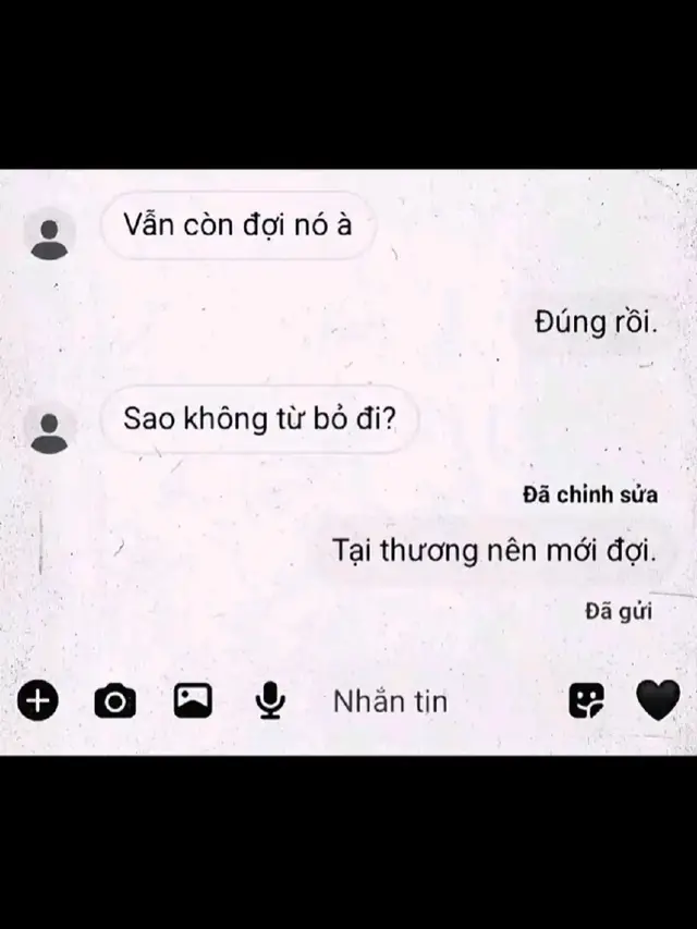 Đợi🤍  Em nói đợi là e sẽ đợi, em đợi anh quay về với em, nhưng em biết điều đó rất khó đối với em, nhưng không sao em nhất định sẽ đợi anh quay về và chúng ta cùng nhau viết tiếp cuộc tình dang dở của chúng ta, anh nhé! #xuhuong #nho 