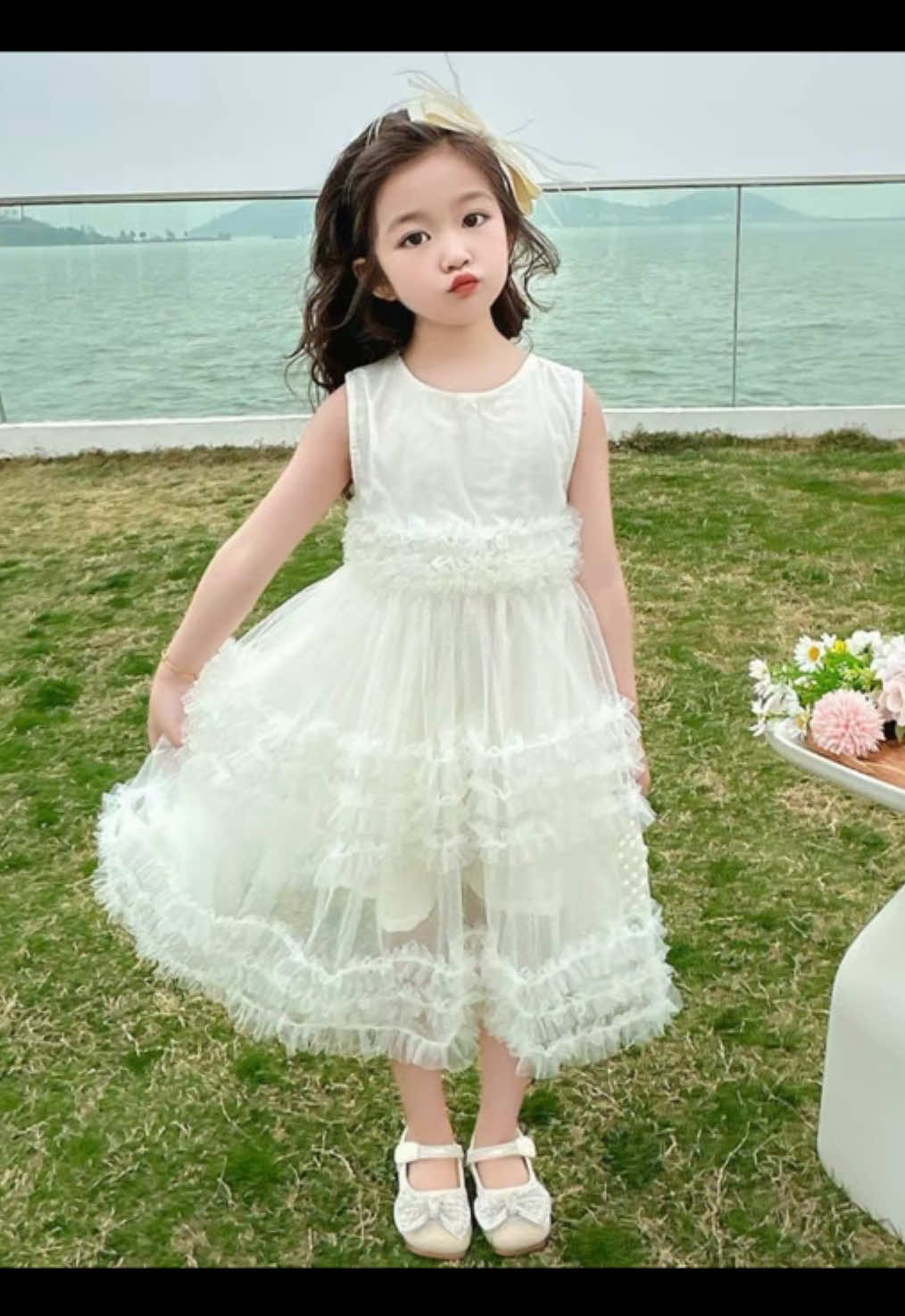 Real pic cakep banget buun, si kecil pasti gemes banget pake ini, cuss co sebelum kehabisan🥰 #gaunanak #bajuanak #princesskesli #gaunpesta #fyp 