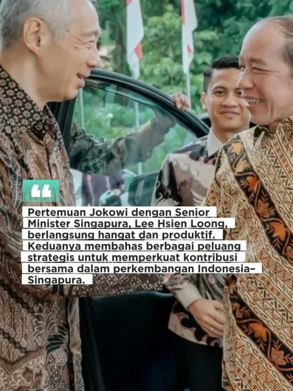 Meskipun sudah tidak lagi menjabat, Pak Jokowi tetap berkontribusi dalam perkembangan strategis untuk Indonesia-Singapura #indonesia #singapore #indonesiamaju #jokowi #fyp 