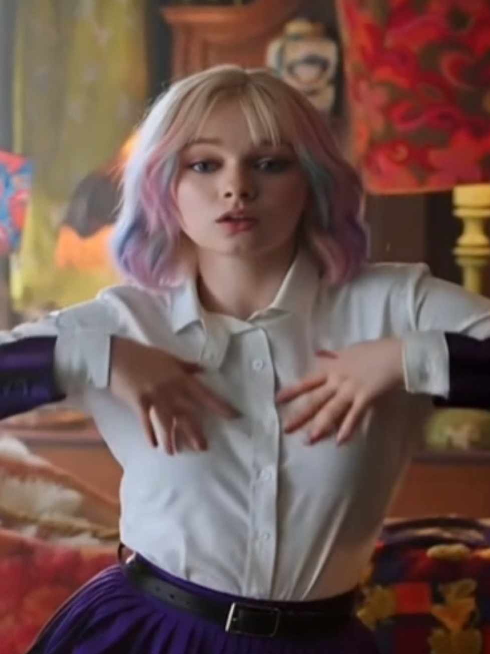 Emma Myers Bailando Musica phonk argentino IA #wednesdayaddams #enidwednesday #emmamyers #merlina #wednesday 