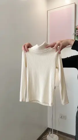 Áo Cổ Lọ Bé Gái Vải Len Tăm cho bé #aogiunhiet #aothunchobe #aogiunhietbegai #quanaotreem #memimeo aogiunhiettronchobe aothuntronchobe aogiunhietbegai  aocolochobe aogiunhietbetrai 