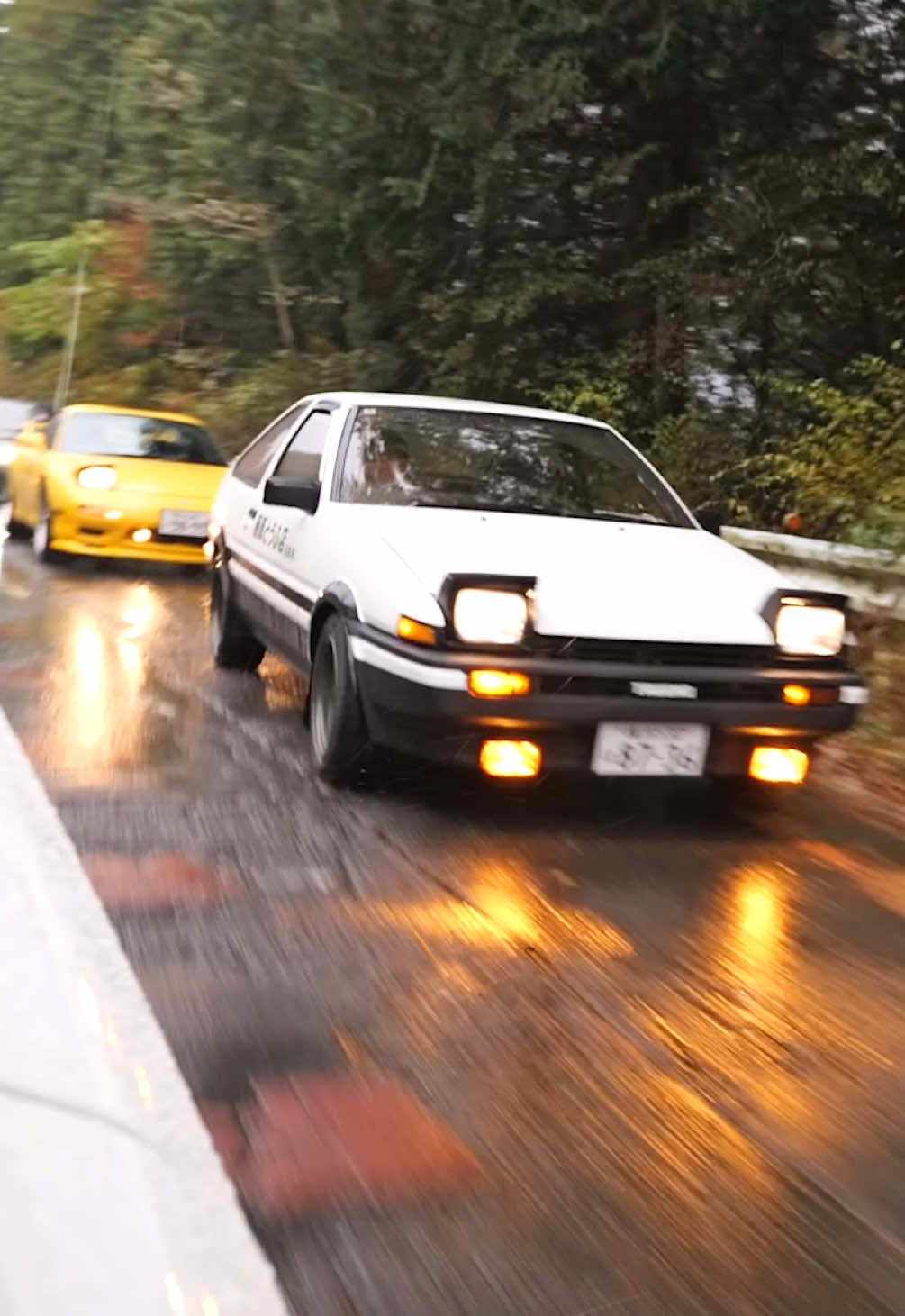 秋名で藤原拓海と遭遇した...💀 #initiald #r32 #rx7 #ae86 #車好きと繋がりたい #jdm #走り屋 #car 