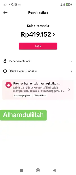 Alhamdulillah,,, komisi bulan  november yg sudah masuk bisa di tarik 🥰🥰🥰 semangat pejuang affiliate #fyp  #affiliatemarketing  #affiliate 