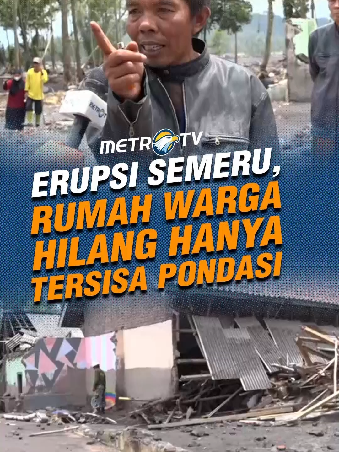 Korban erupsi Gunung Semeru, Ahmadi ceritakan detik-detik turunnya lava pijar hingga menghacurkan rumahnya, Kamis (20/10). #MetroTV #tiktokmetrotv #metrotv #tiktokberita #beritatiktok #fyp #viral #gunungsemeru #erupsisemeru #lumajang #erupsi