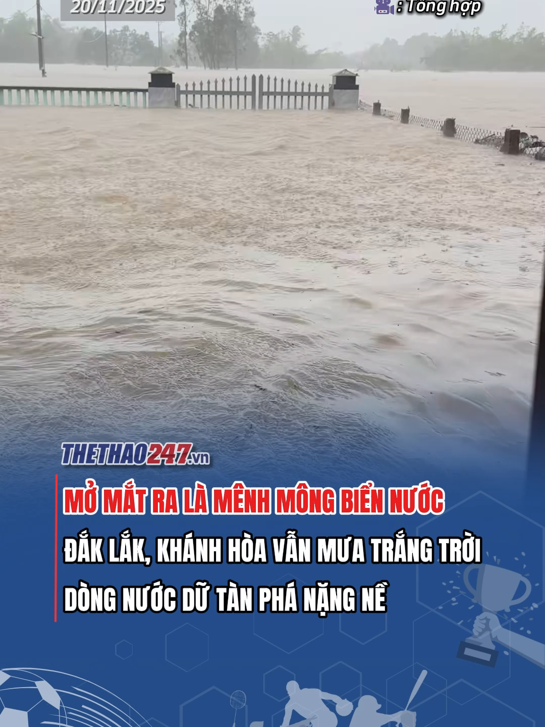 Miền Trung đang phải oằn mình vì lũ lịch sử: Thiệt hại nặng nề lan rộng đến 6 tỉnh thành... #lulut #mientrung #daklak #phuyen #nhatrang #SportsOnTikTok #SEAGAmes2025 #thethao247