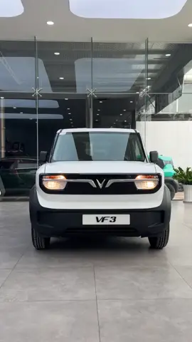 VinFast VF3 trắng tinh khôi. VinFast Đông Anh #vinfast #xedien #vf3 #vinfastdonganh 