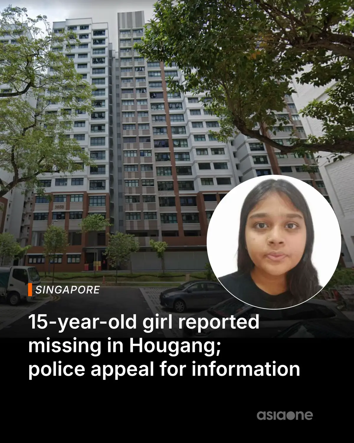Anyone with information on the whereabouts of 15-year-old Fyetrisha Amelia Binte Mohamed Farmi can contact the police hotline at 1800-255-0000. #sgnews #Singapore #Police #Missingperson 📸: Google Maps (Main), Singapore Police Force (Inset)
