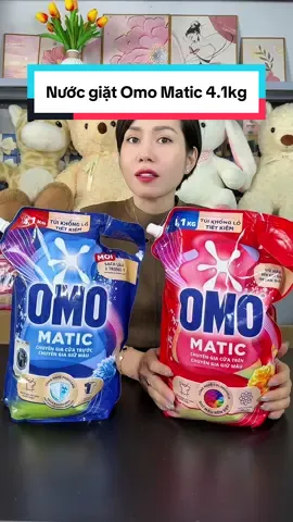 Trả lời @Nhung Bi Nước giặt Omo Matic 4.1kg #omo #nuocgiatomo #Cindythuytichcuc #hoptaccungunilever #CleanTok  