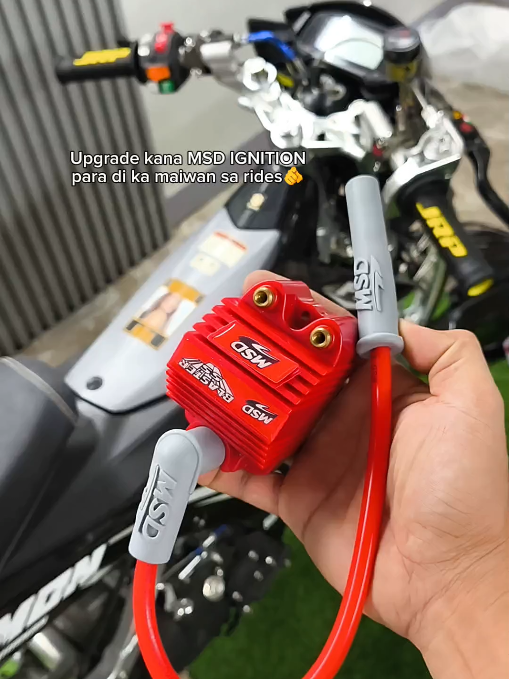 MSD IGNITION COIL ss blaster w/ SPARK PLUG WIRED💯✅ #Universal #ignition #coil #genuineparts #racingequipment 