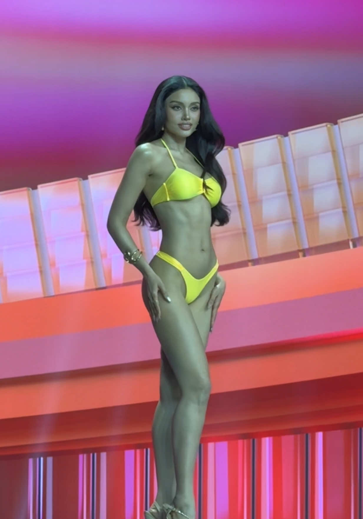 @Veena Praveenar Preliminary Competition 💫 #MGIxMU #MissUniverse  #The74thMissUniverse