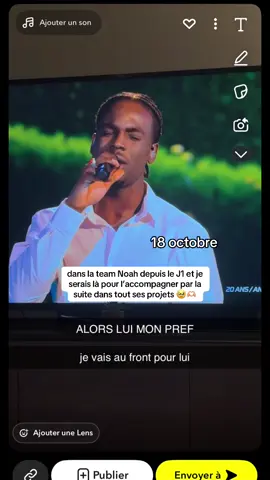 je suis tellement admirative de son talent @Noah 🥹🫶🏼 là jusqu’à la fin c’est promis !!!! #staracademy #noah #candidat #emission #tf1 