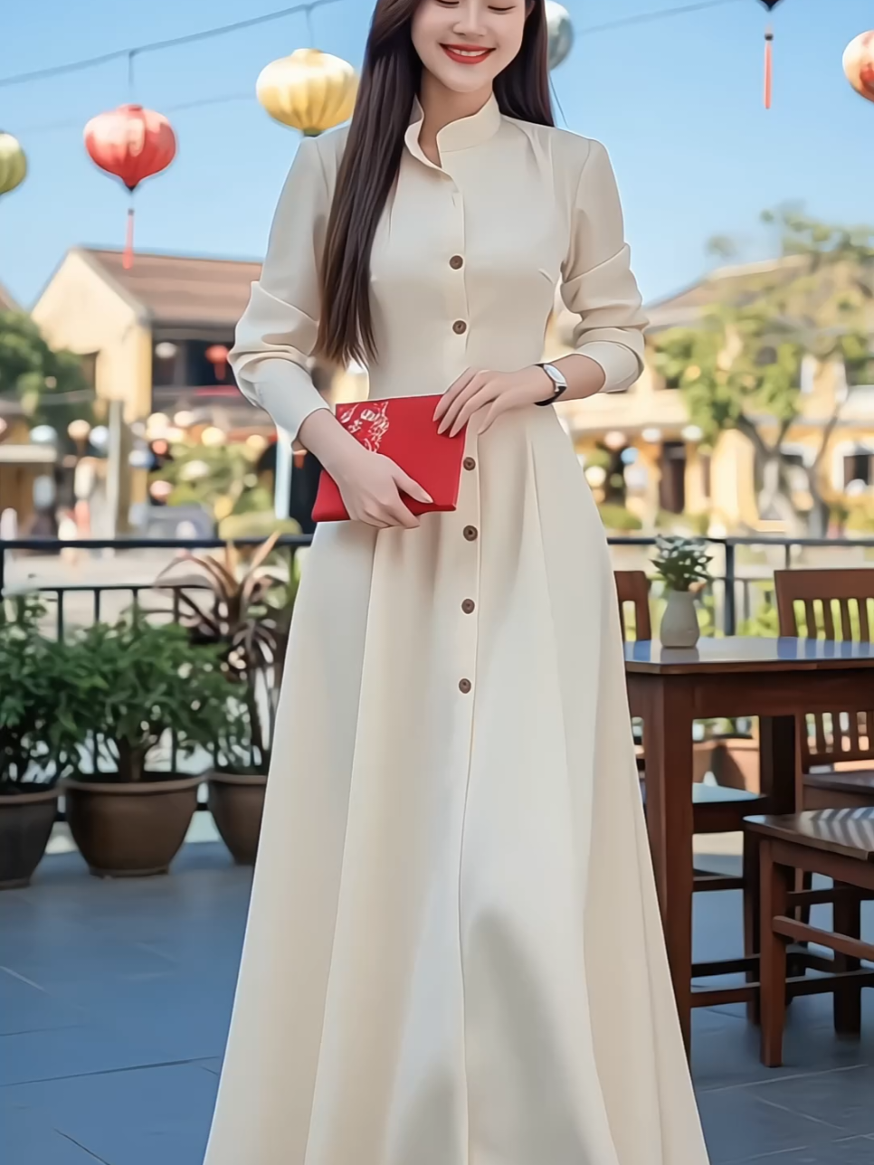 Đầm sơ mi nữ tay dài dáng xòe nhẹ có dây cột eo, váy sang chảnh thanh lịch tiểu thư #damsominu #damdangdai #damcosomi #damthanhlich #xuhuong 