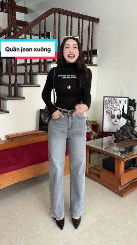 Quần jean xuông#phượng_phơi_phới1982 #thời_trang_nữ #review #quần_jean 