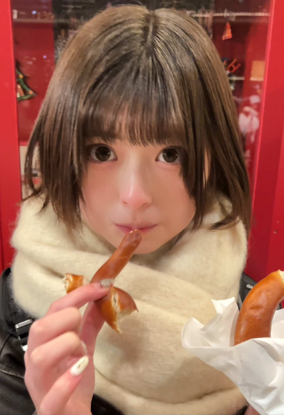 クリスマスマーケット早く行きたいな🎅🏻🎀#08 #これは1年前#アイライナーおかしすぎる