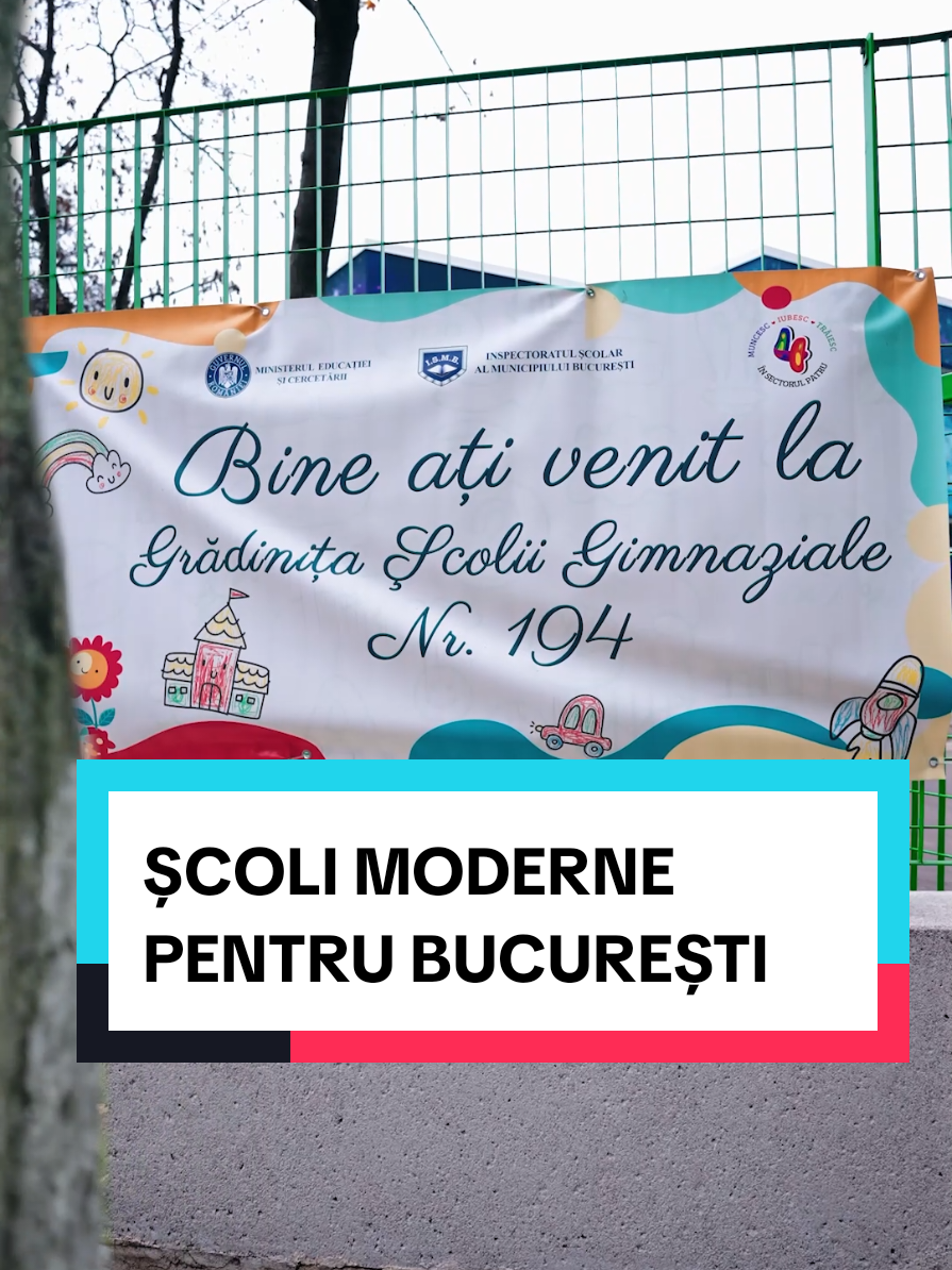 7 luni — atât a fost nevoie pentru ca această școală să își eficientizeze procesul educațional. Lecțiile în trei schimburi au rămas în trecut, iar odată cu extinderea infrastructurii, Școala Gimnazială nr. 194 din Sectorul 4 a redus substanțial supraaglomerarea din învățământul primar și gimnazial. Bucureștiul are nevoie de școli moderne, încăpătoare și adaptate nevoilor elevilor. Ne dorim ca toate instituțiile de învățământ din Capitală să arate ca acest exemplu. #amfacutfacem #haicasepoate #danielbaluta #bucuresti #educatie 