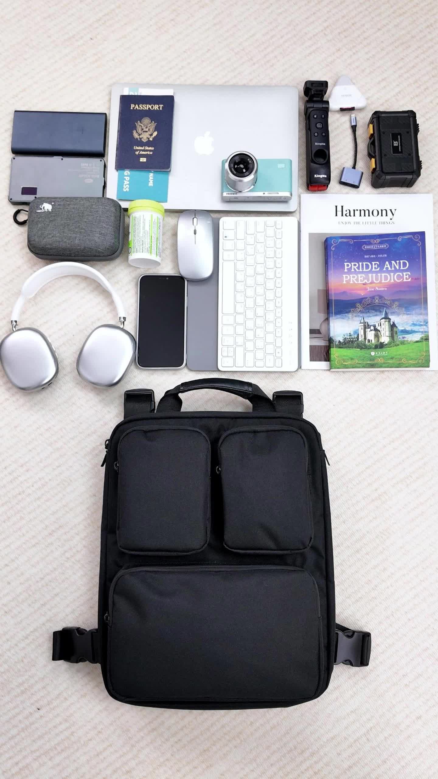 SAIKIT Chic Cabin Luggage Harness Over Luggage Organizer for Carry On Bag or Suitcase with Adjustable Straps and Storage Pockets, Travel Accessories Bag for Hanging Extra Bag Fits Most Suitcases #overluggageorganizerforcarryonbagorsuitcase #cabinluggageharness #travelaccessoriesbag