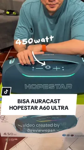 Replying to @ISMAILSYAH Speaker Hopestar A60 Ultra 450W Auracast Bisa Karaoke  Baterai 30.000 mah, lagi hype di Malaysia & Thailand #direviewepan #speakerhopestar #hopestara60ultra #speaker450watt #speakerkaraoke 