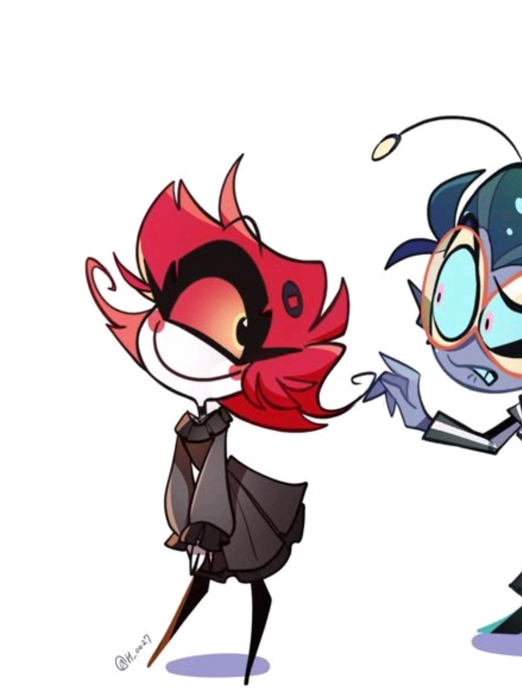 I LOVE THEM SM 😭😭 #hazbinhotel #niftyxbaxter #hazbinhotelseason2 #us #nifty 