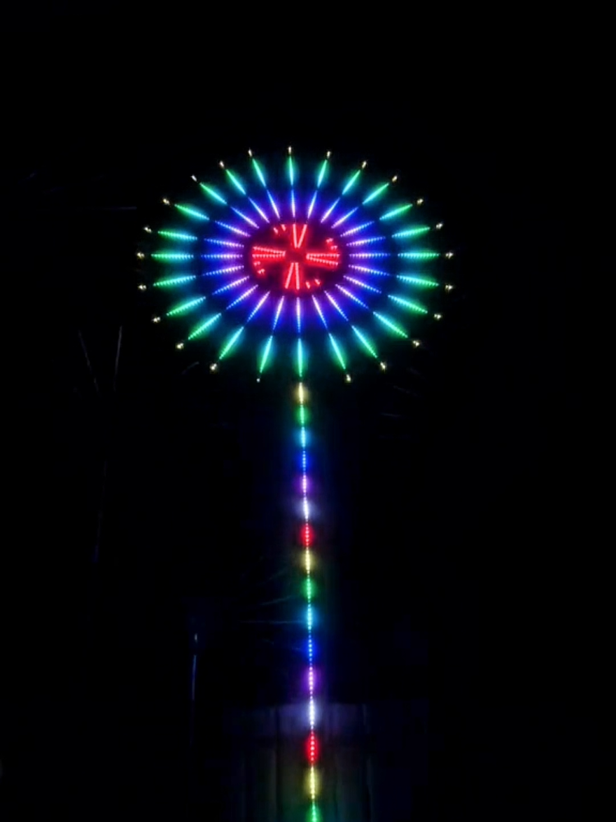 Đèn Led Pháo Hoa Ngoài Trời 24 tia#den #ledphaohoa2026 #ledphaohoa2025 #dentrangtri #denledphaohoa 