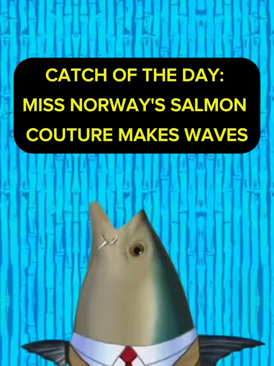 Move over, mermaid! This salmon is the true sea queen. 👑