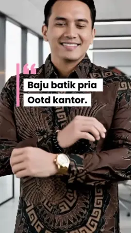 Baju batik pria modern motif elang/Garuda yang bikin aura wibawa kamu naik 100%! 🦅🔥 Bahan premium, adem, dan cocok buat semua acara. #WajibPunya #BatikPria #BatikModern #OutfitKantor #KemejaBatik 