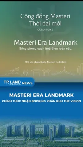 Chính Thức Nhận Booking 4 toàn cuối vinhomes ocp3