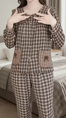 Bộ đũi kẻ vân mây có 2 túi nơ #dobotrungnien #Thoitrangtrungnien #thoitrangbigsize #MacDepMoiNgay #xuhuong 