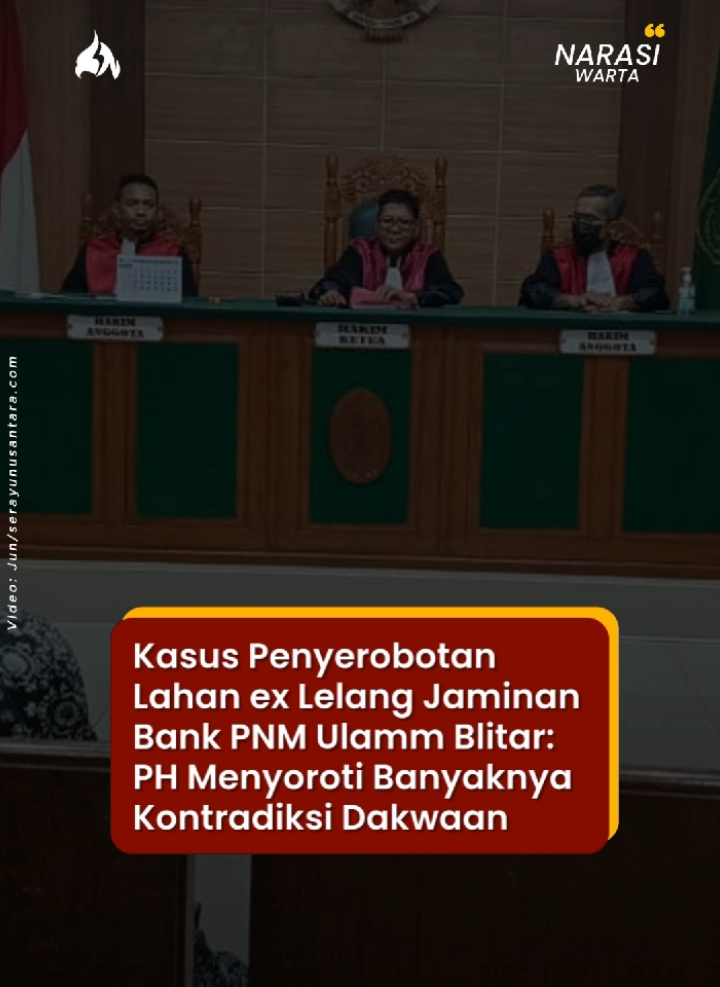 Sidang perkara nomor 308 dengan terdakwa Bu Parti kembali digelar di Pengadilan Negeri Blitar, Kamis (20/11/2025). Sidang tersebut beragendakan pembacaan nota pembelaan atau pledoi dari tim kuasa hukum terdakwa. --- #sengketatanahblitar #pengadilannegeriblitar #keadilan #infoblitar #fyppppppppppppppppppppppp 