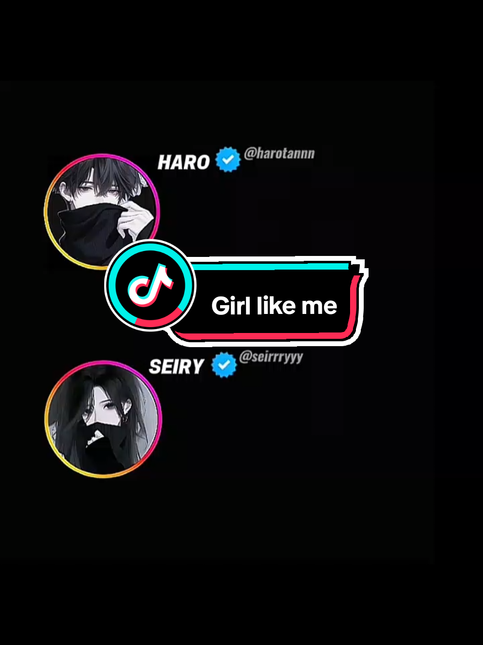 Girl like me collab /w@𝄞 𝐎𝐊•|| SEIRY.  #girllikeme  #collab  #cover  #song  #fyp 