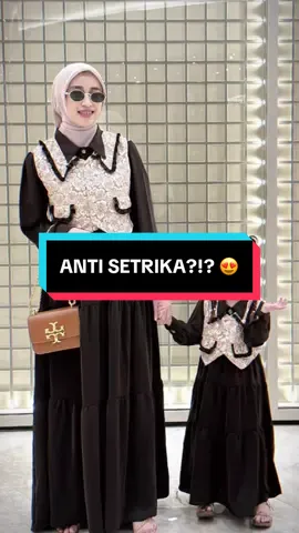 Gamis anti setrika?!?! 😋 yuk bunda bunda join live gnj sekarang yah 😍 #gnjstoree2 #paydaysale #wibgajian #gamis #OOTD