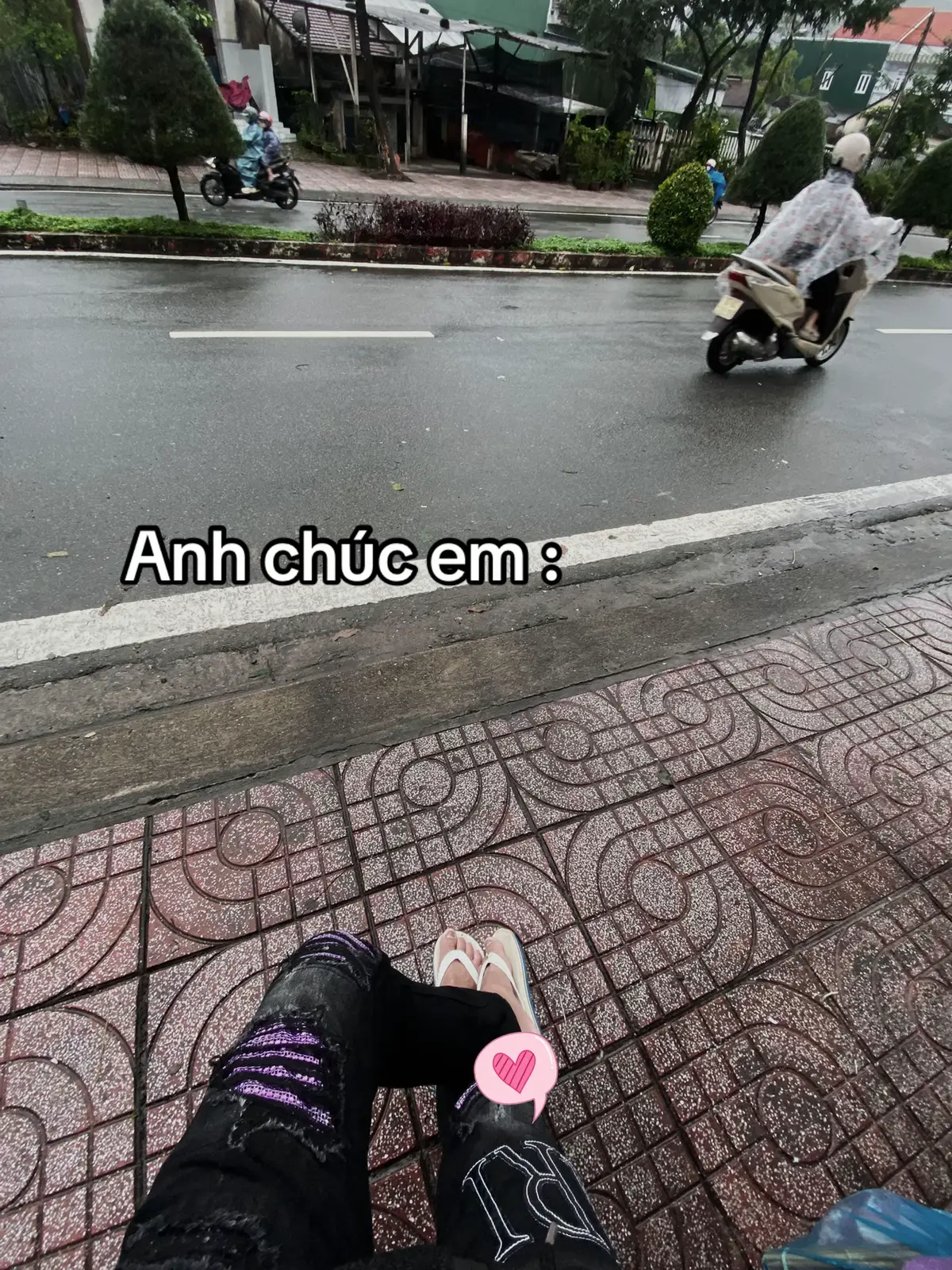 Anh chúc em : Đi: đứng cẩn thận nhà : luôn ẩm cúng nghỉ: ngủ đủ giấc không: thức khuya em: mãi xinh đẹp.#xuhuong #baby #giaitri 