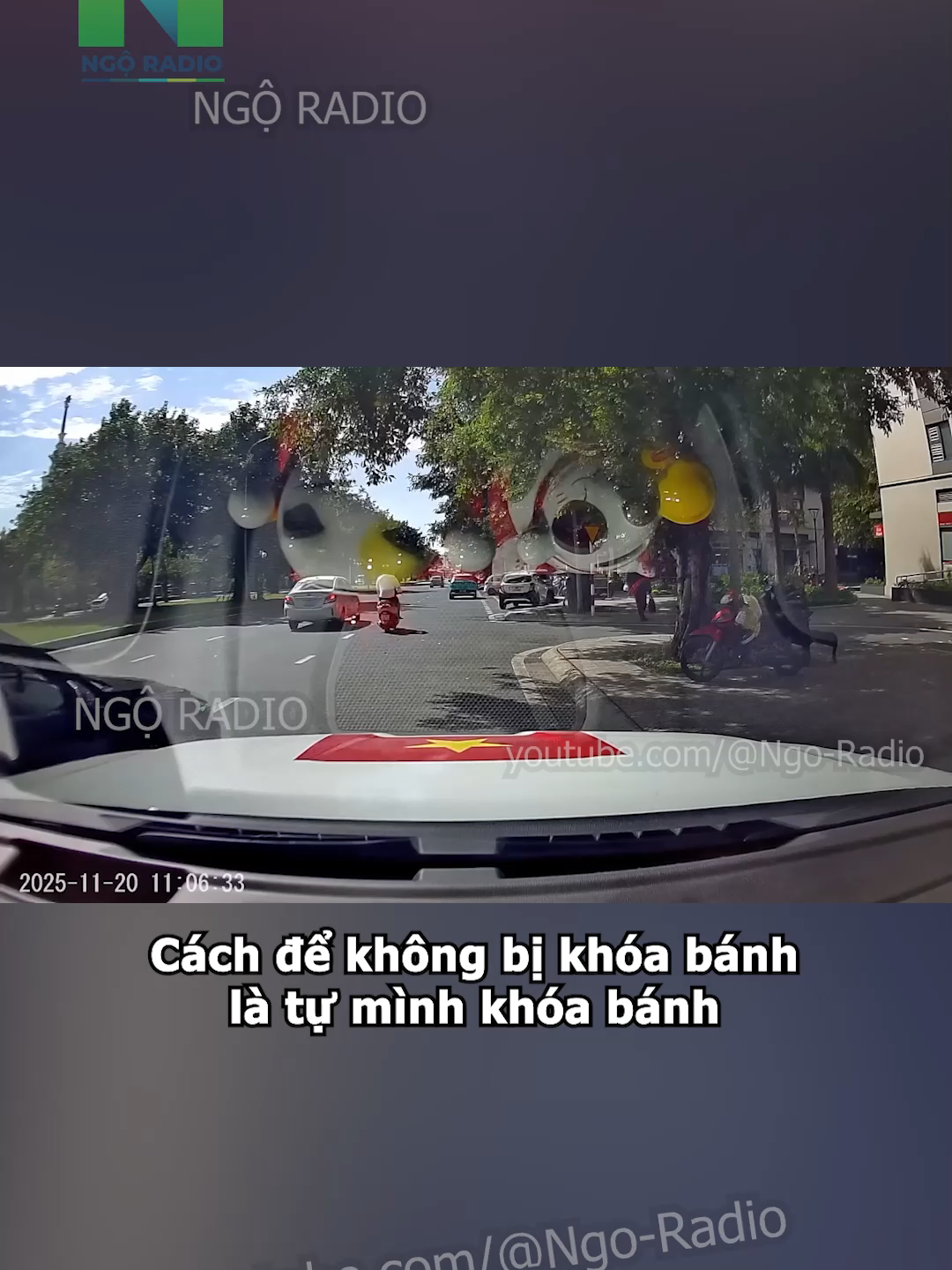 Cách để không bị khóa bánh là tự mình khóa bánh#cuocsong #ngoradio #viraltiktok #tintuc #phapluat