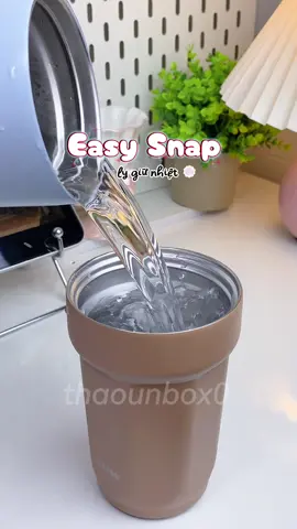 Nhỏ gọn tinh tế là những gì tui cả nhận từ ẻm 😍🥰 #lygiunhiet #matsu #easysnap380ml #coffee #thaounbox0 