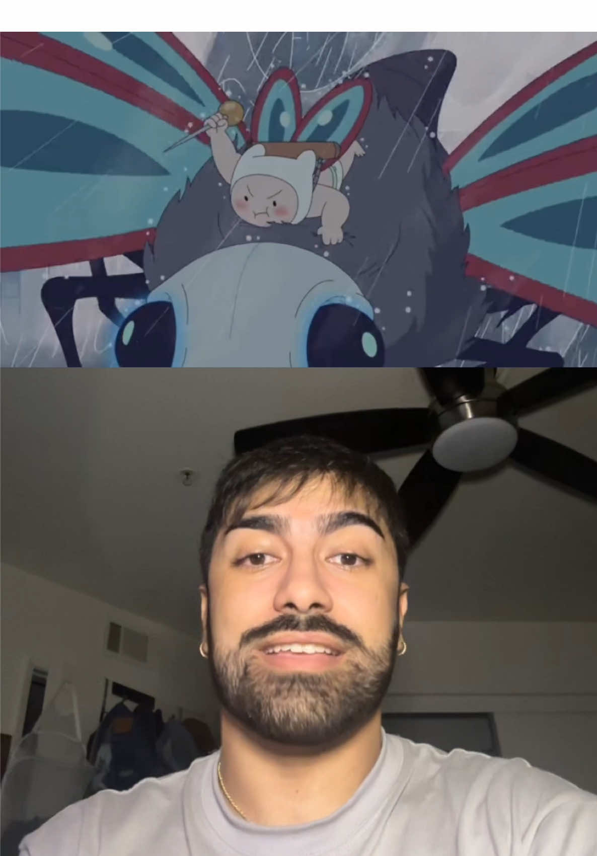 Baby Finn is a DEMON??? #fyp #finnthehuman #adventuretime #fionnaandcake 