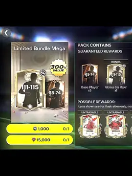 15k Gems Pack 🔥🔥 #fcmobile 