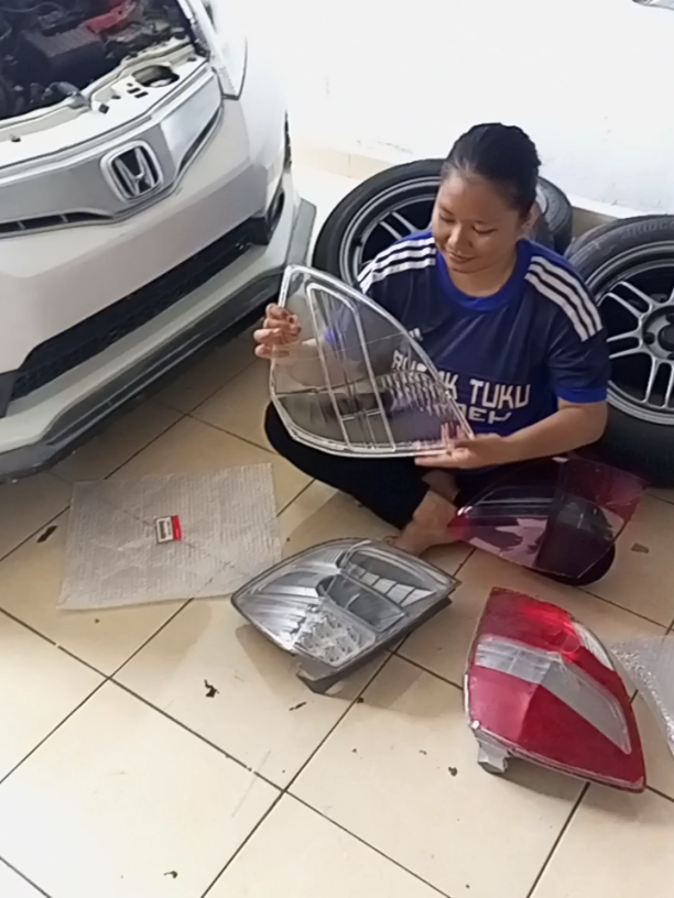 mika bening Honda jazz ge8 #hondajazz #stoplamp #albino 