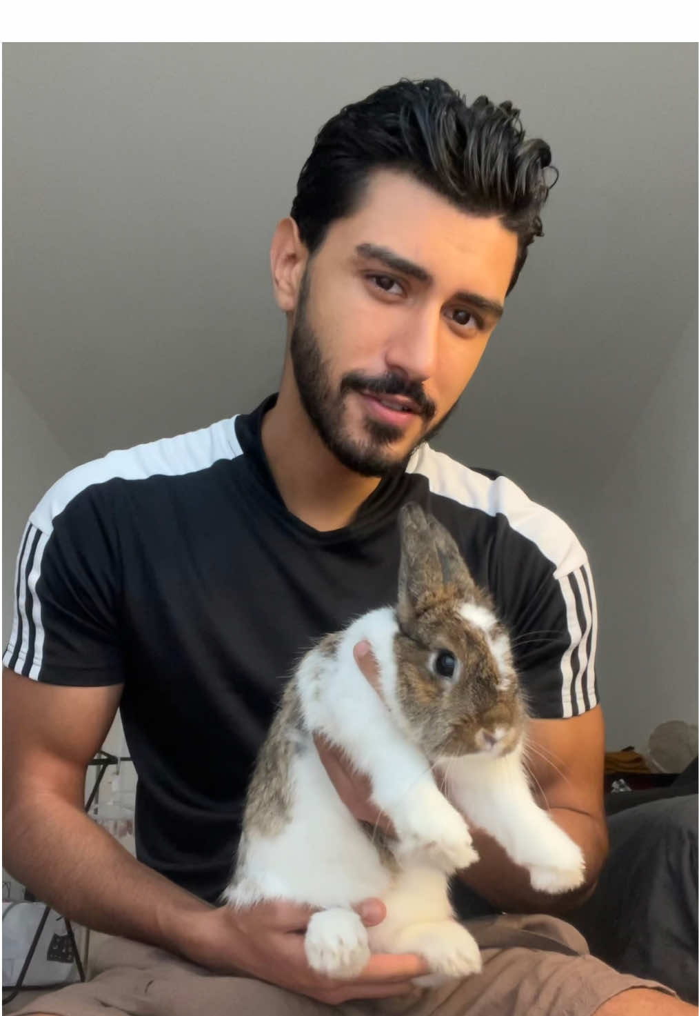 Bunnies need a safe place to retreat when scared, like tunnels or boxes so please if you have a pet bunny provide them one 