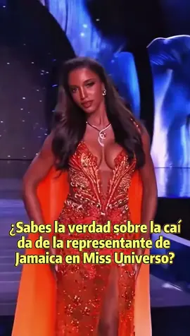 ¿Sabes la verdad sobre la caída de la representante de Jamaica en Miss Universo?#missuniverse #gabriellehenry #usa #celebrity #fyp 