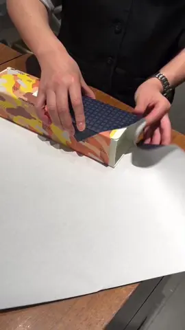 #onthisday satisfying gift wrapping