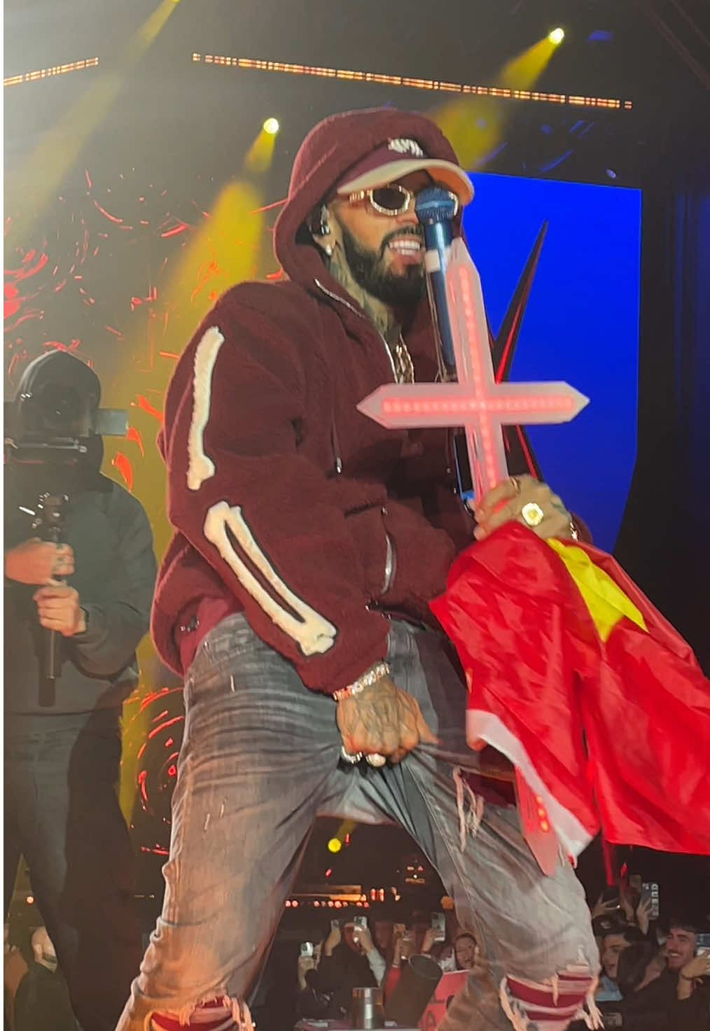 ❤️‍🔥👹 #anuelaa #conciertoanuel #realhastalamuerte 