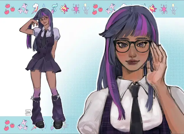 hopefully tt won’t ruin the quality but saw someone asking in the comments for the solo pics of the gals :3 here ya go!! #art