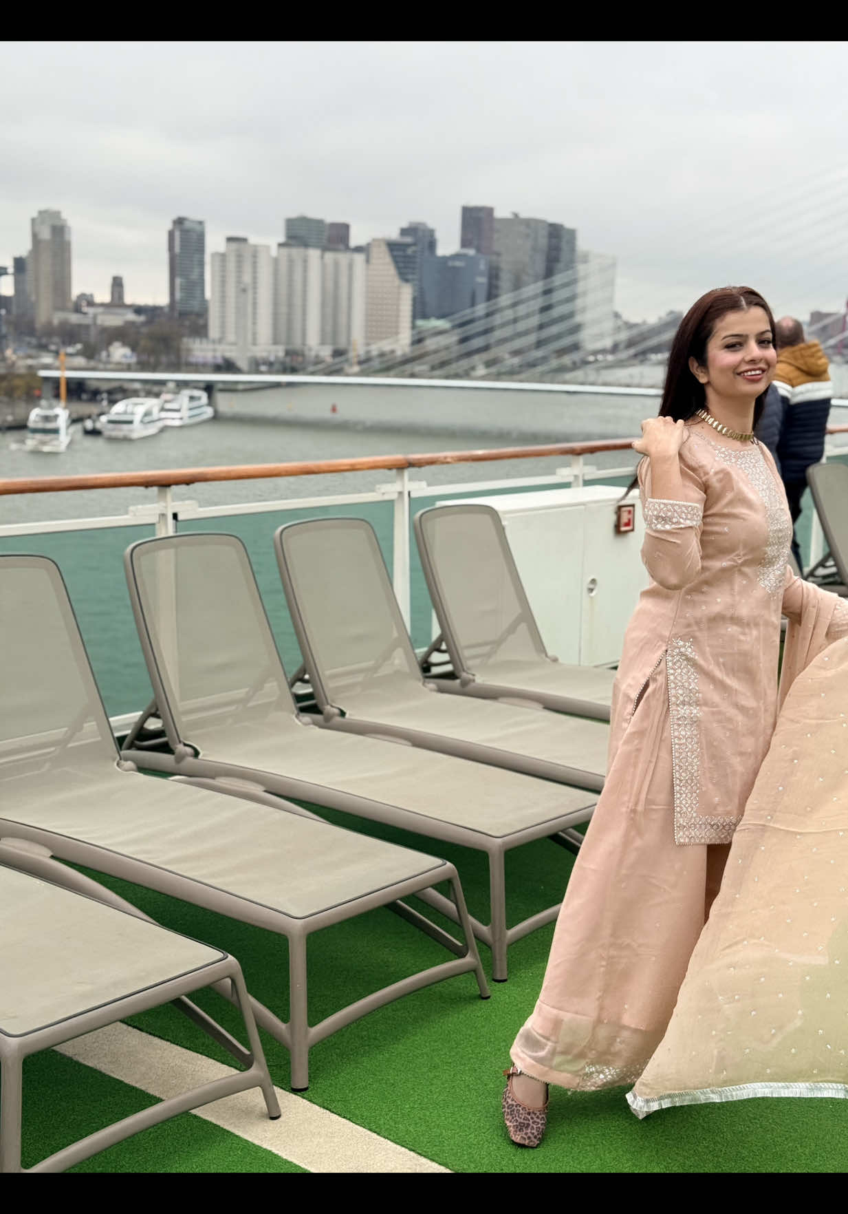 Book this holidays via @P&O Cruises  Beautiful dress from @Laam @Laal Clothing Official Use my Coupon Code Kinniishappy to get an additional discount! See the link shared in the story to get your hands on this beautiful piece! Outfit Code    LJN0668     #LAAMOfficial#holidays #minivlog #cruise #styledbylaam 