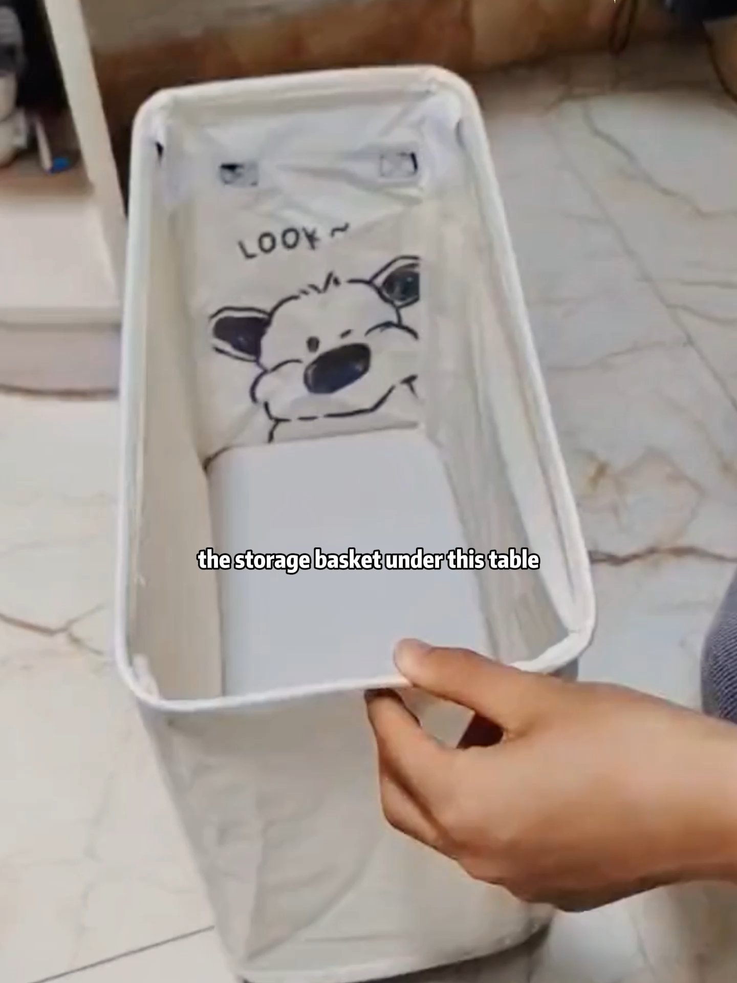 under desk trolley basket storage for tiny rooms and small spaces 🧚🏻‍♀️#storagehacks #spacesaver #organizewithme #dormlife #dormessentials