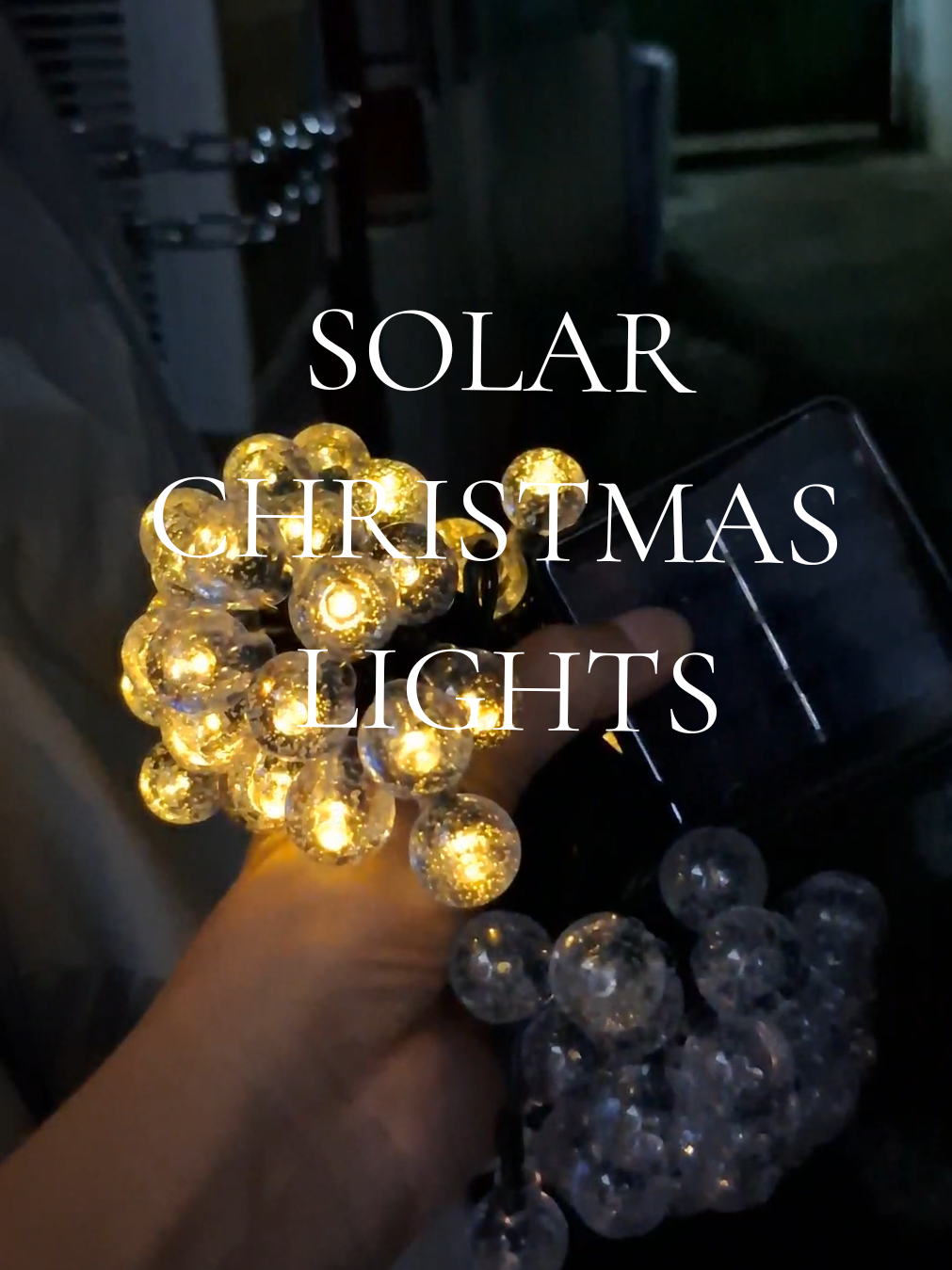makakatipid ka sa kuryente dito‼️ #solarchristmaslight #christmasball #christmaslights 