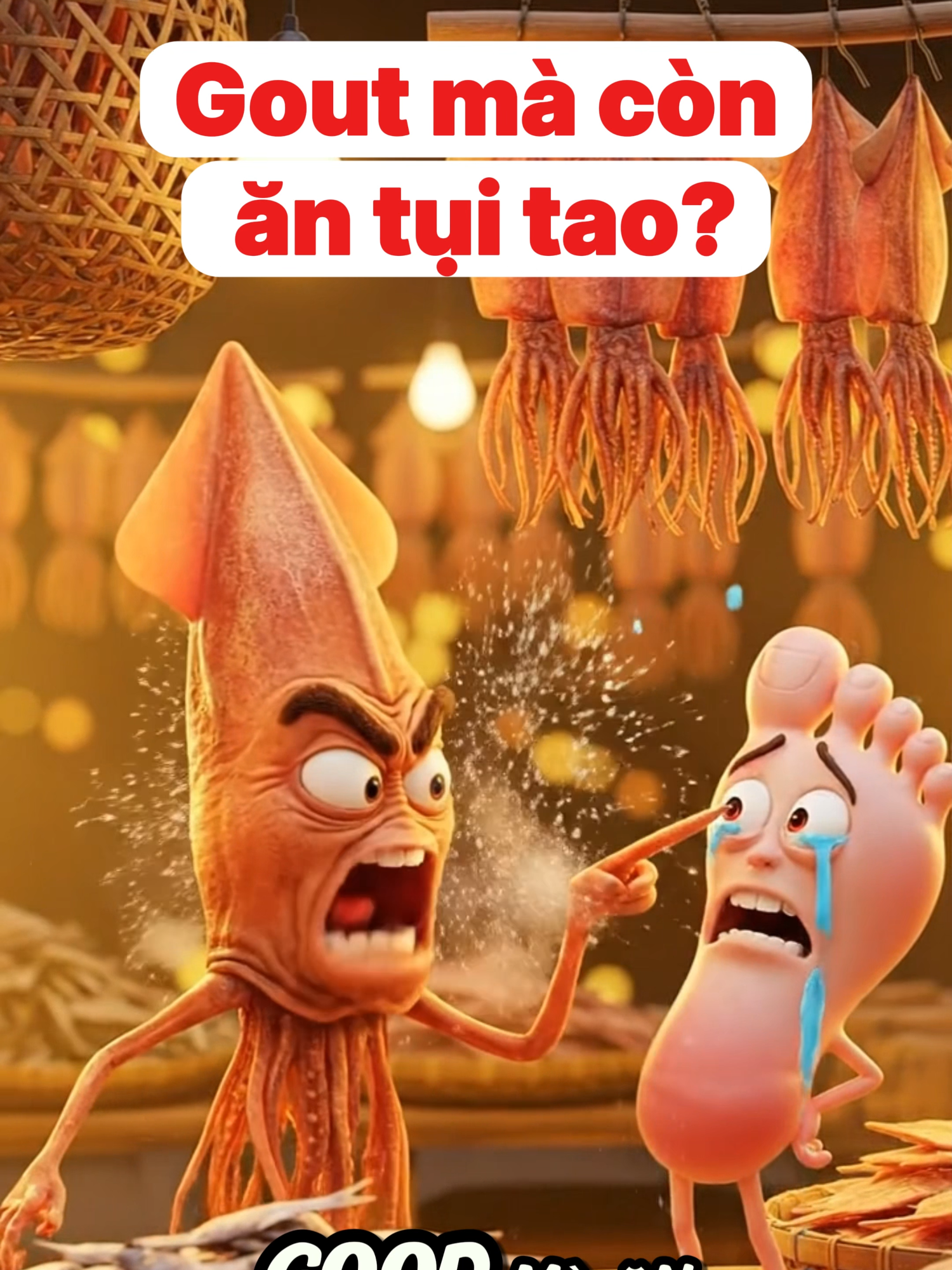 4 món ‘ngon miệng, đau khớp’ khiến dân gout đi cà nhắc cả tuần. Nhớ nha! #ThucPhamKhoeDep #xuhuong #FYP #sứckhỏe #CanhBaoAnToan #GOUT