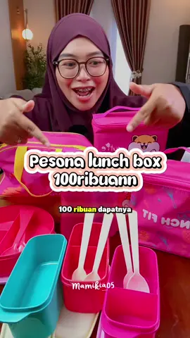 Masih murcee sayy, 3 set lunchbox loh ini #lunchboxcpm #lunchboxanaksekolah #lunchboxset 