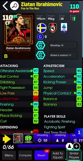 อัพใผบอกสลาตัน110efootball  ค่าพลังอย่างโหดคับมา110ตัวแรกของเกมเลย แนวทางการอัพของผมก็จะประมาณนี้คับลองอัพเล่นดูคับ❤️‍🔥 #สอนอัพนักเตะefootball2024 #efootball #แผนเมต้าefootball 